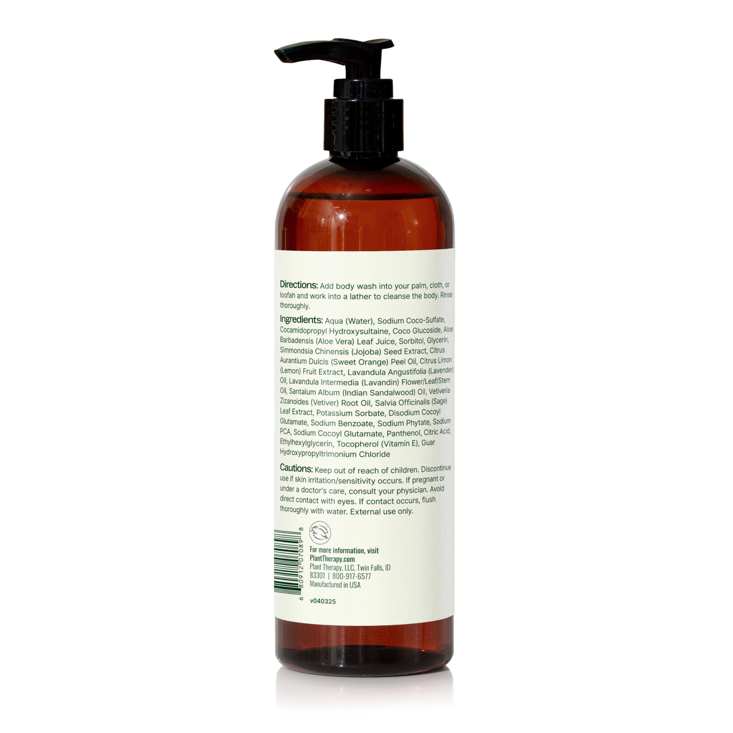 Plant Therapy Lavender Sandalwood skin-care emphasis on gentle cleansing