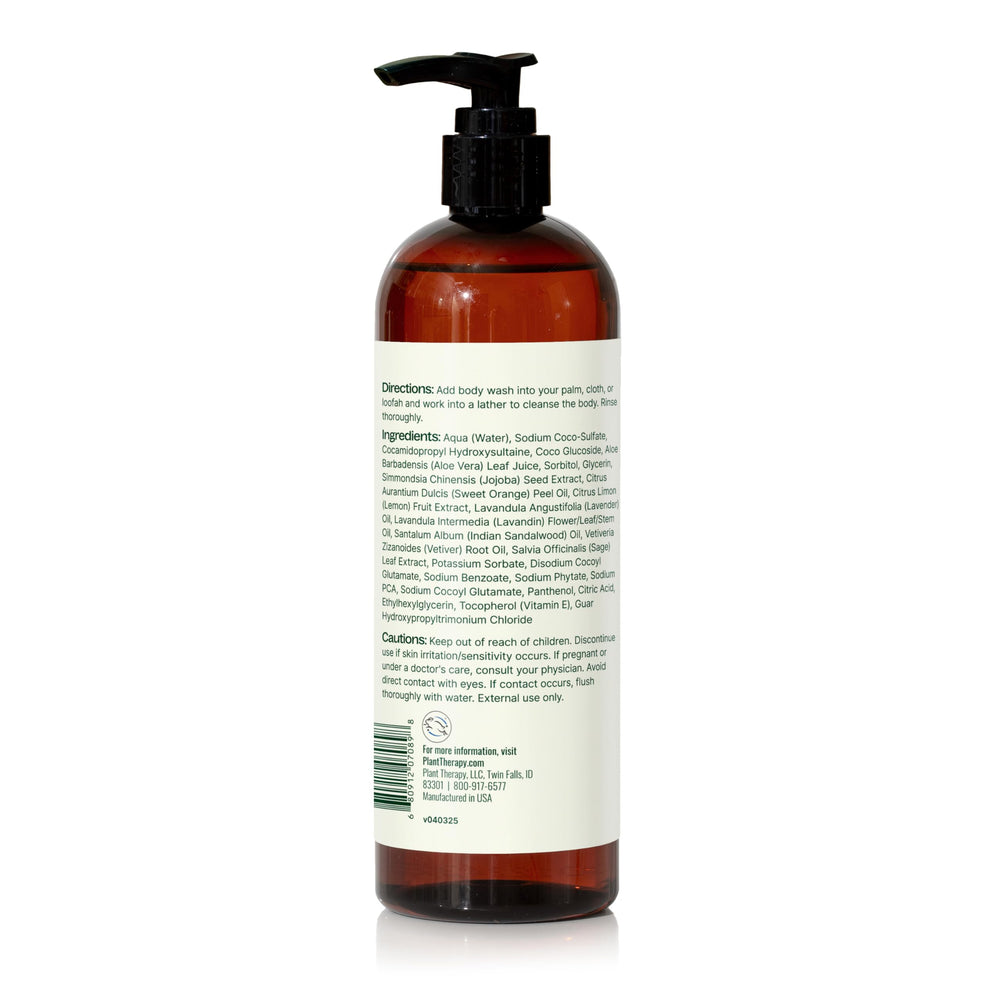 Plant Therapy Lavender Sandalwood skin-care emphasis on gentle cleansing
