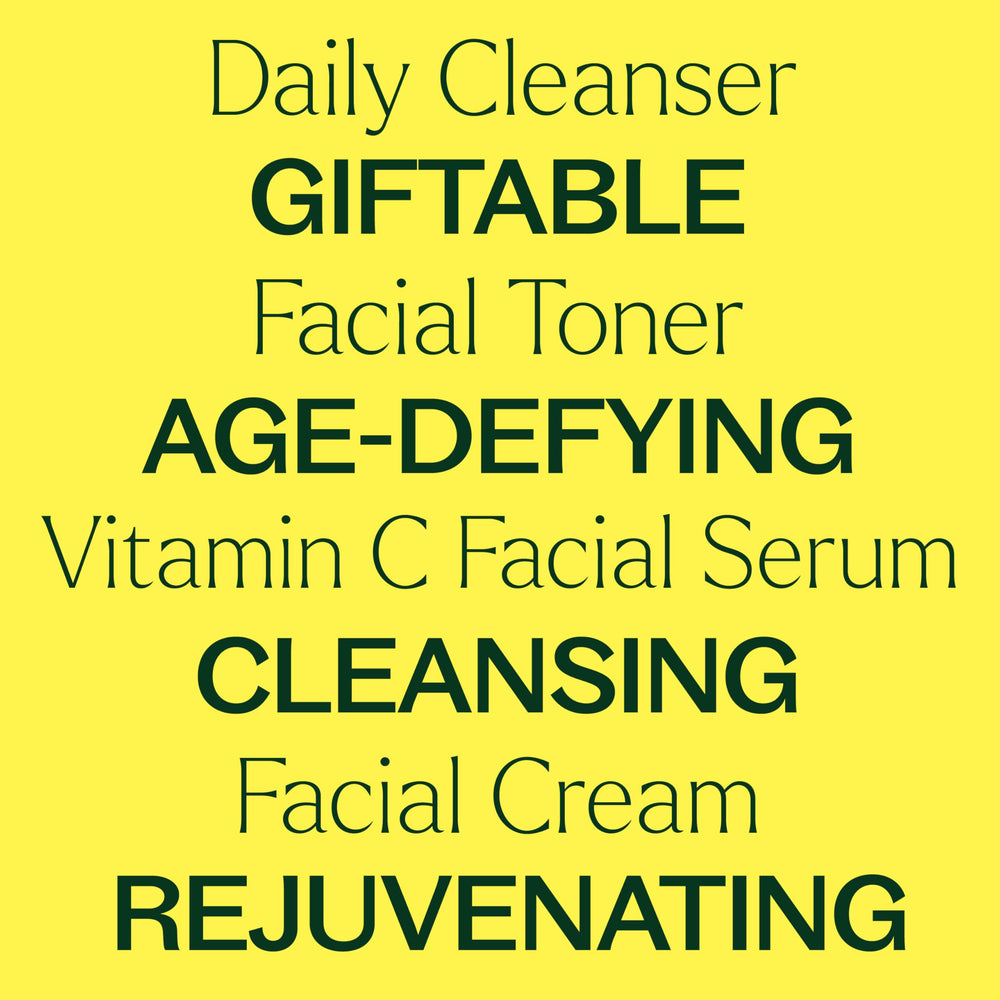 Travel-friendly Plant Therapy Ready, Set, Glow packaging for on-the-go skincare.