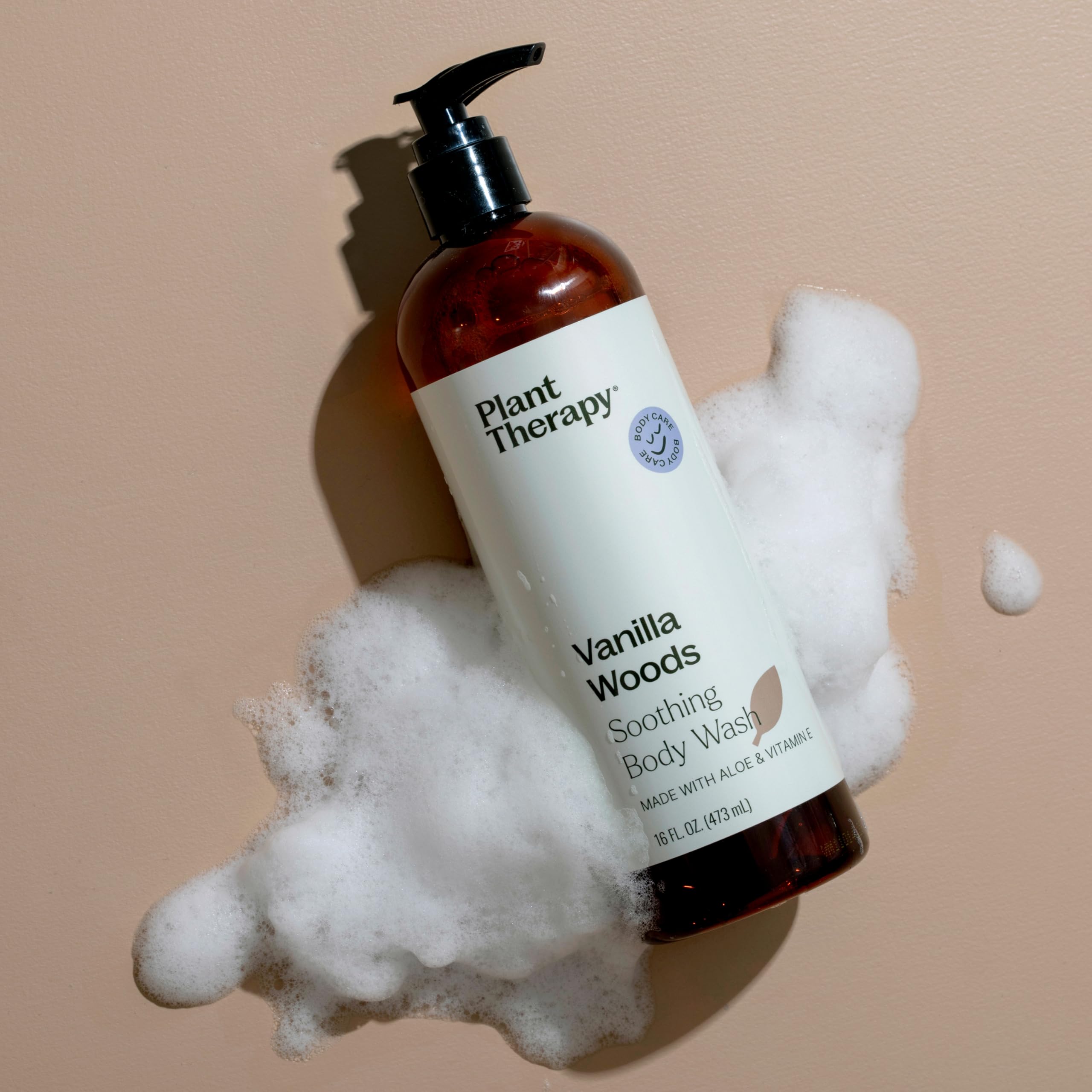 Aloe in Vanilla Woods Body Wash delivering soothing hydration for skin.