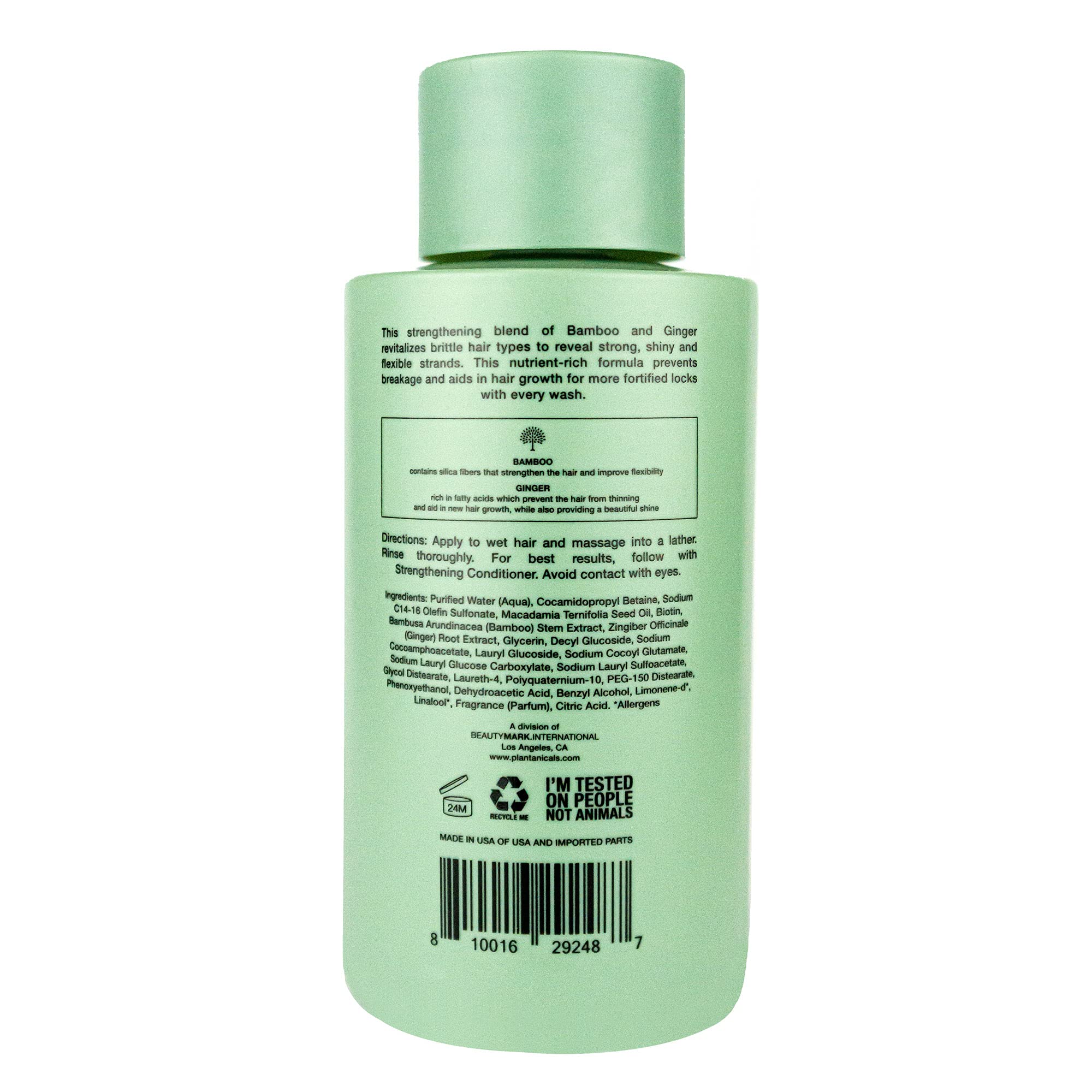Plantanicals shampoo foam demonstrates rich lather for gentle cleansing and daily use.