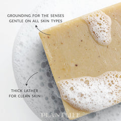 Plantlife Plant-Based Ingredients Bar Soap uses pure botanicals for a refreshing skin experience.