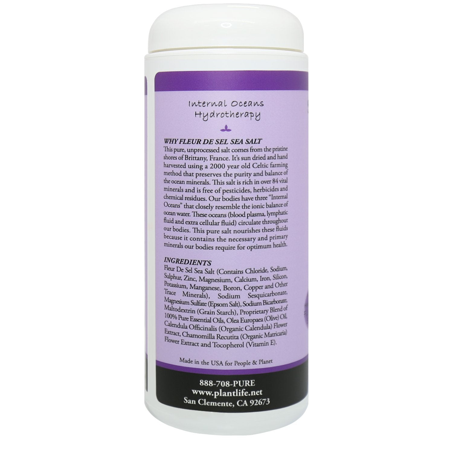 Plantlife Sore Muscle Therapy Bath Salts in the tub invite calm release.