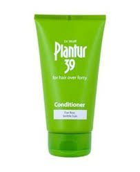 Plantur 39 by NA conditioner bottle detangles fine hair with lightweight moisture.