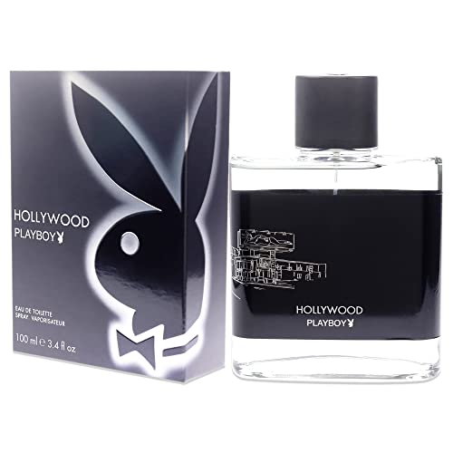 Playboy Hollywood 100 ml bottle ideal for travel and daily wear.