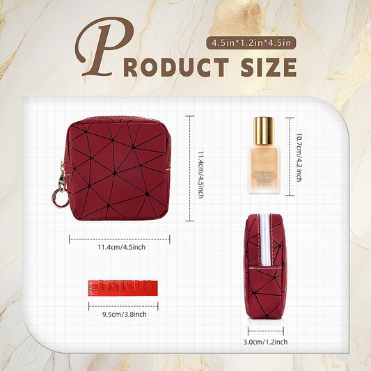 Playexen makeup bag interior pockets for organized cosmetics