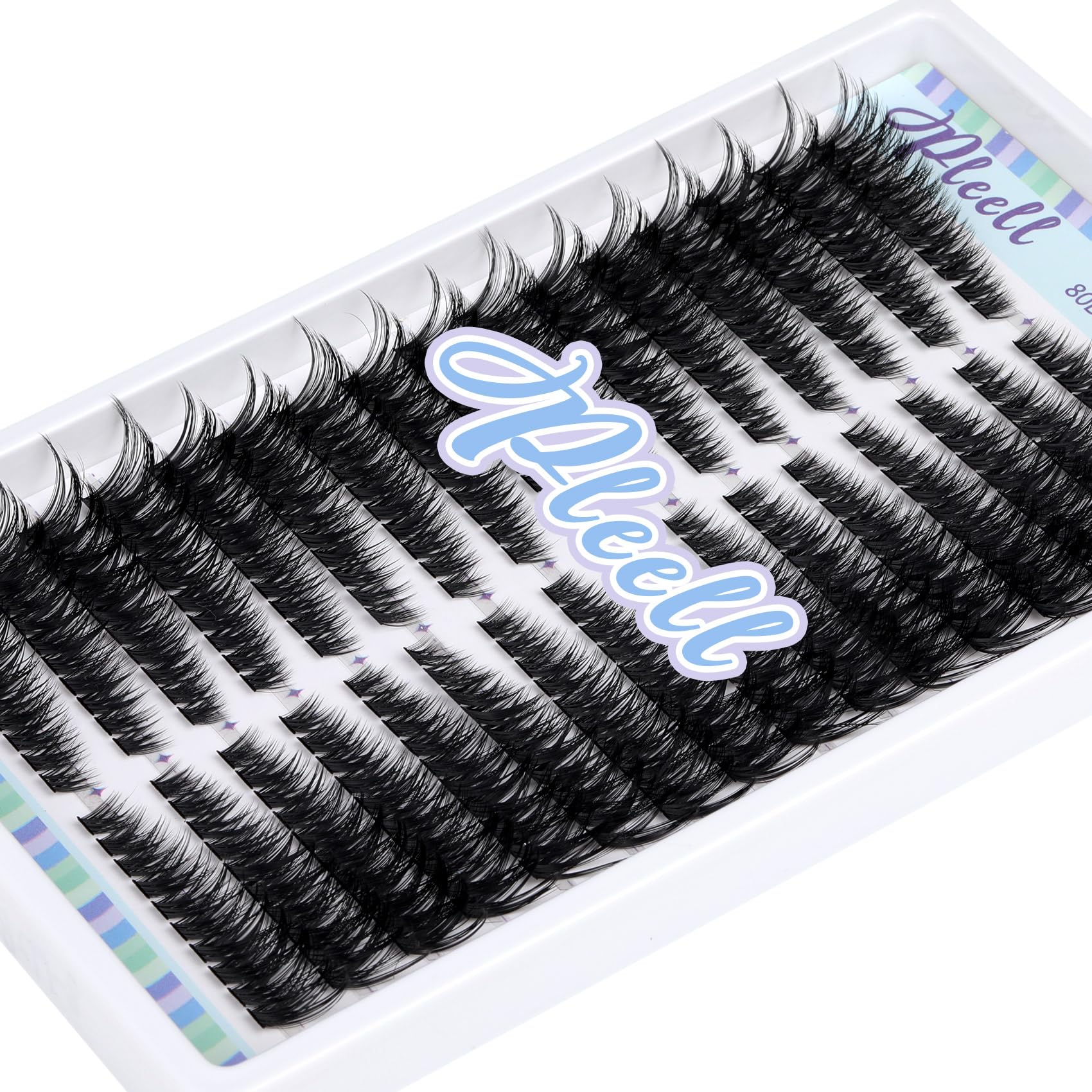 Pleell lash clusters for at-home application enabling custom lash looks.