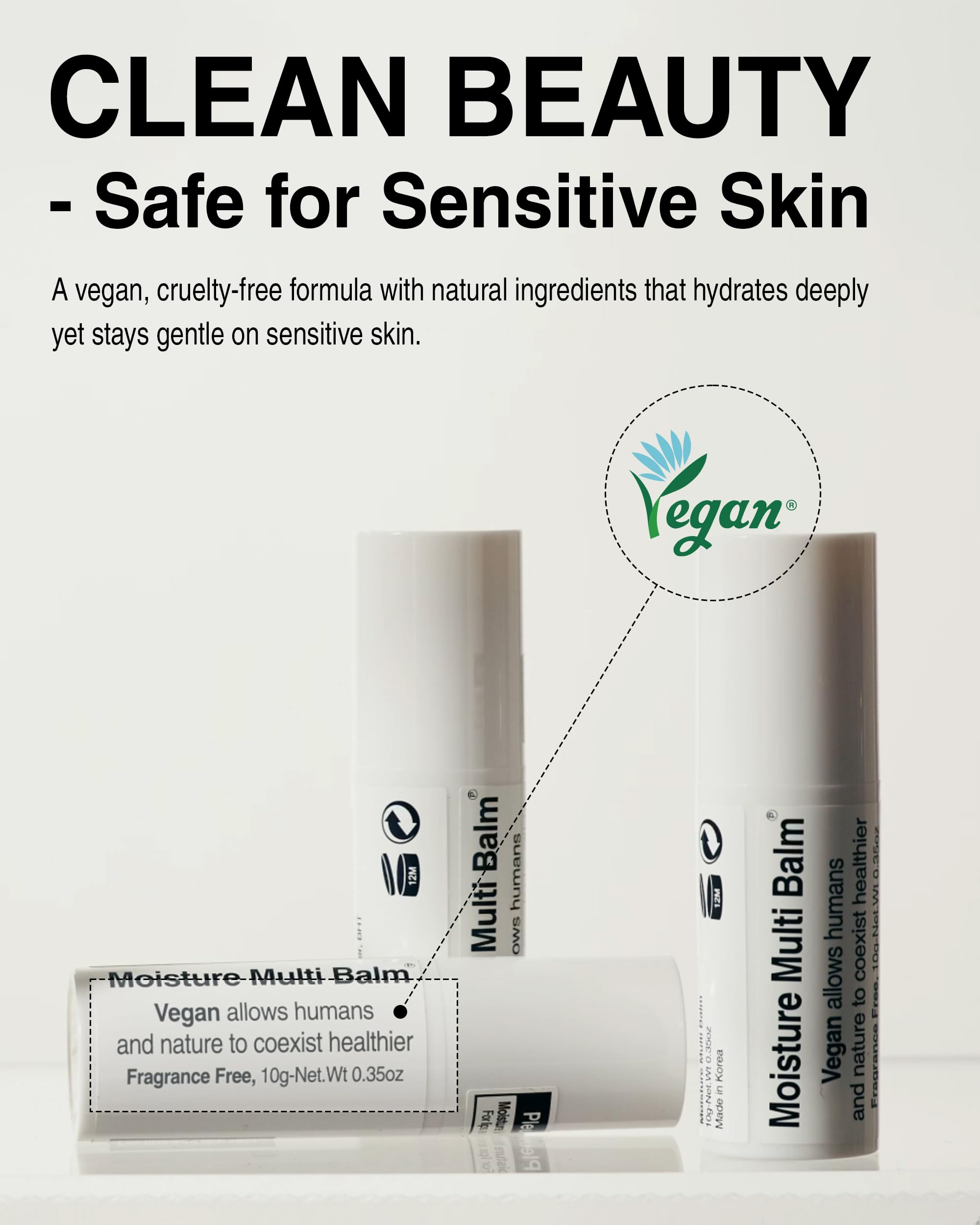 Pleuvoir Korean Moisture Multi Balm featuring alpha-bisabolol for gentle healing