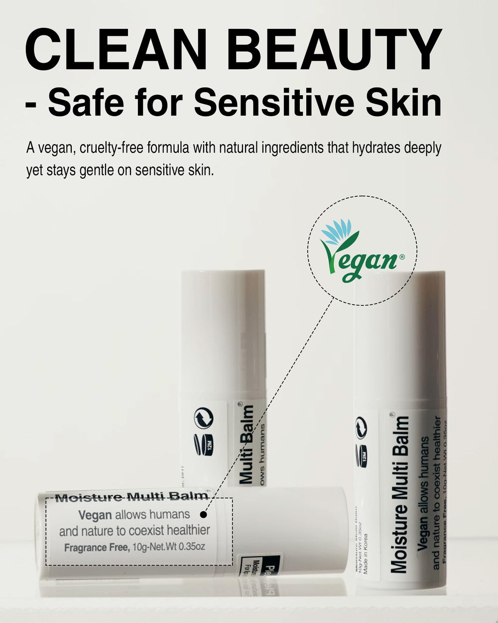 Pleuvoir Korean Moisture Multi Balm featuring alpha-bisabolol for gentle healing