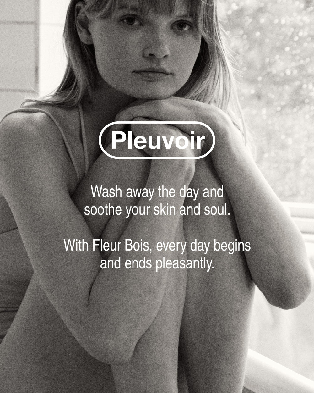 Pleuvoir Morning Soil includes green tea and rosemary extracts for care.