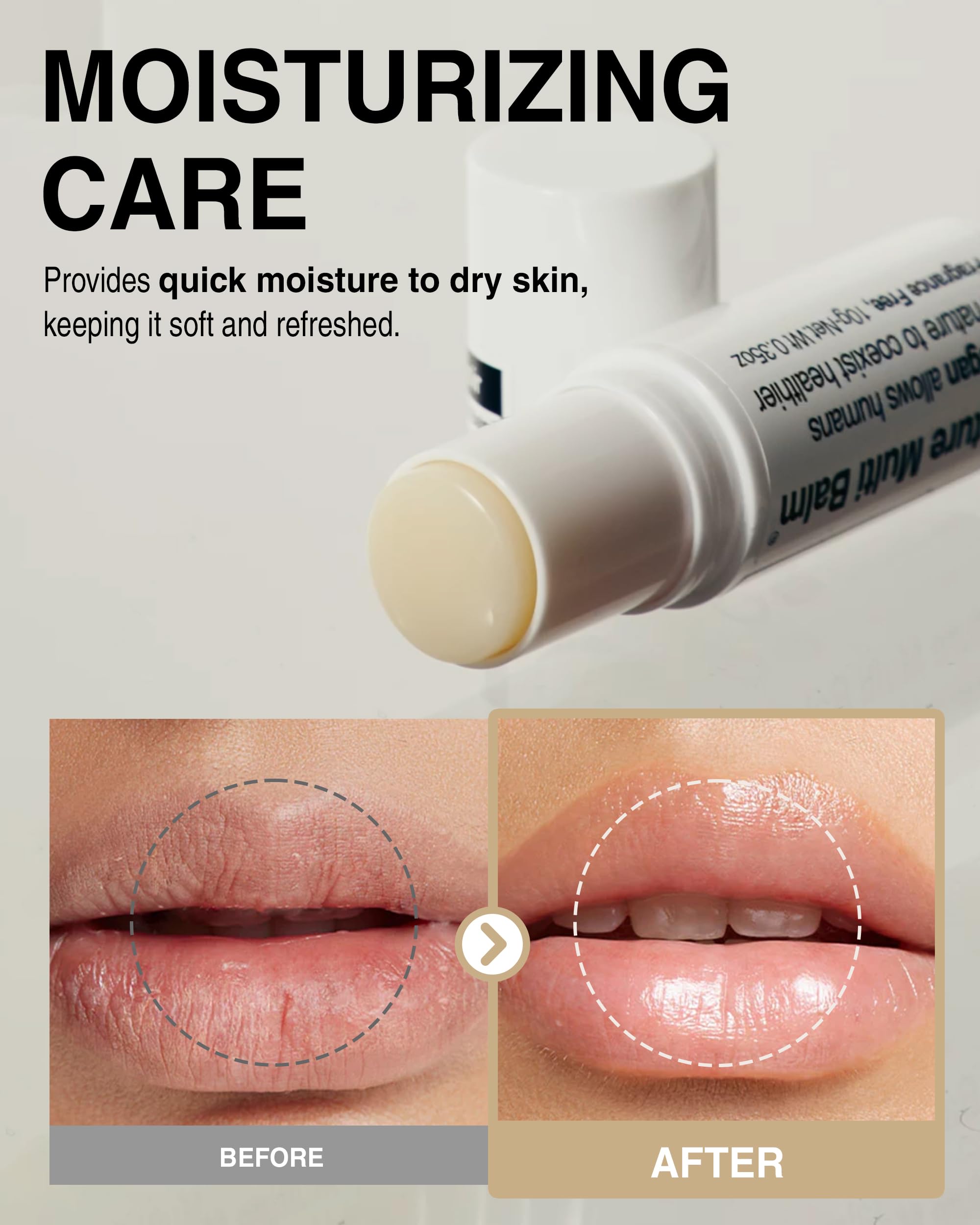 Pleuvoir Korean Moisture Multi Balm enriched with organic shea butter for deep moisturization