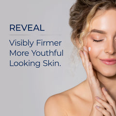 Plexaderm Night Time Collagen Serum dispense action demonstrates easy nightly application.