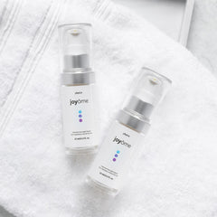Plexus Joyome nighttime routine scene with skincare setup