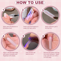 Plman reusable plastic forms withstand multiple uses for salon and home DIY.