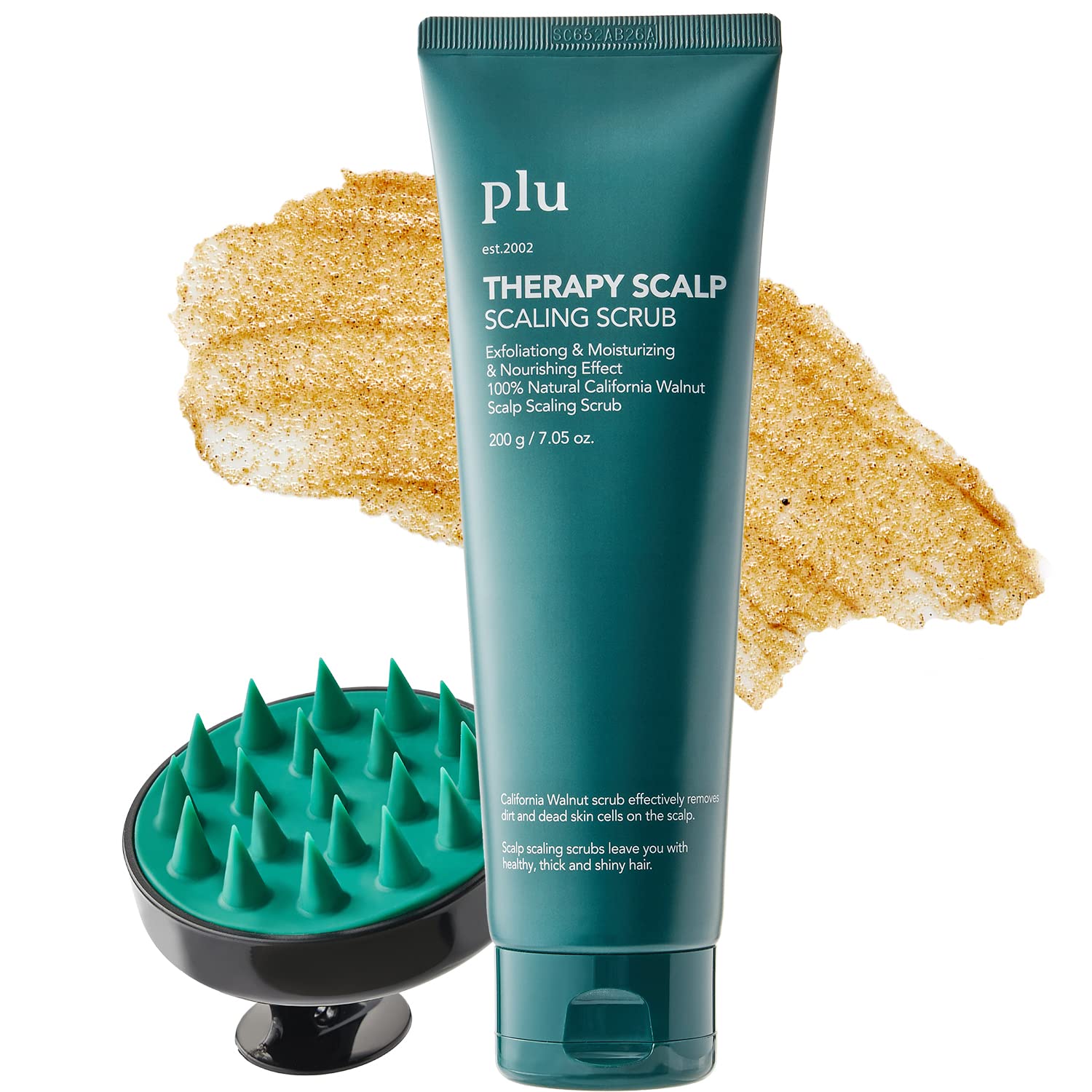 PLU Korean Therapy Scalp Scrub bottle for a refreshing cleanse and scalp toning.