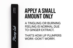 Plump Lab lip plumper gloss packaging display for easy browsing.