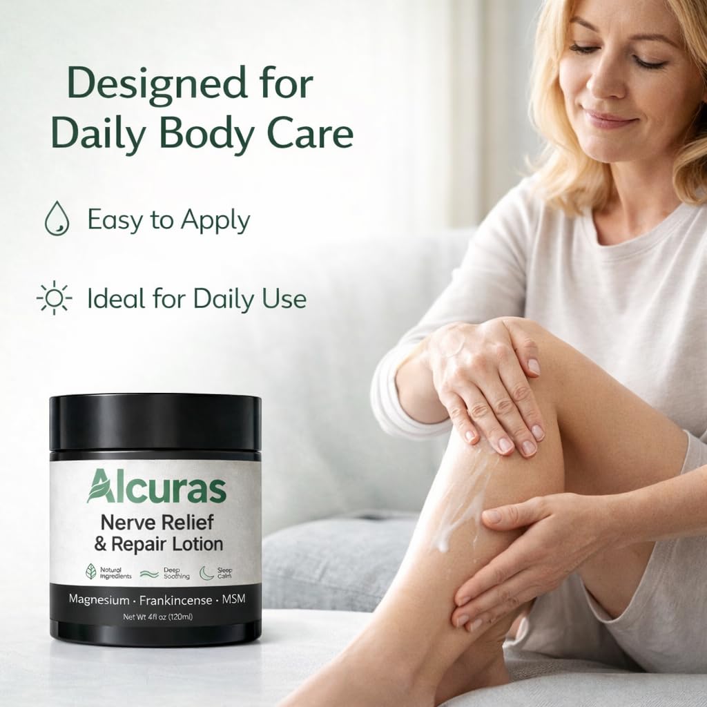 PLYNXE Alcuras Cream on the back helps ease stiffness with fast absorption.