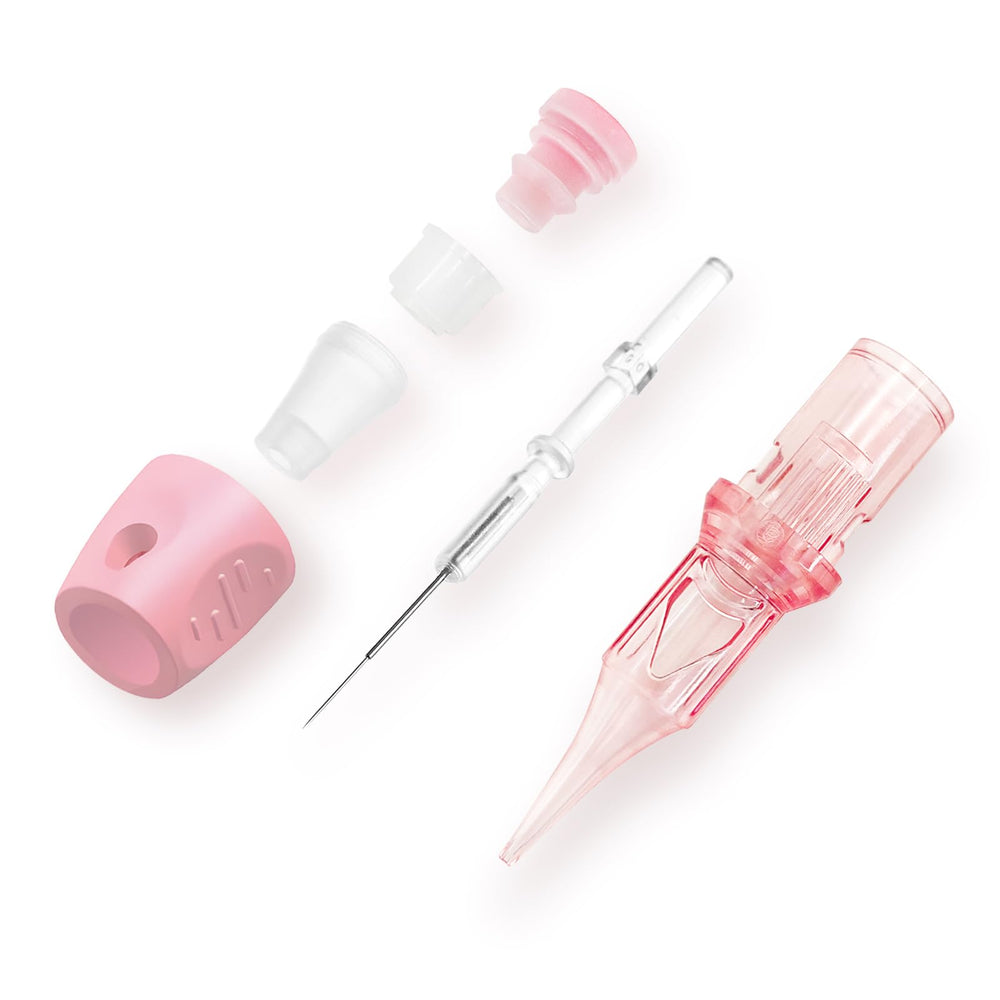 PMUBEAUTY razor-sharp steel needles designed for precise, lasting results.