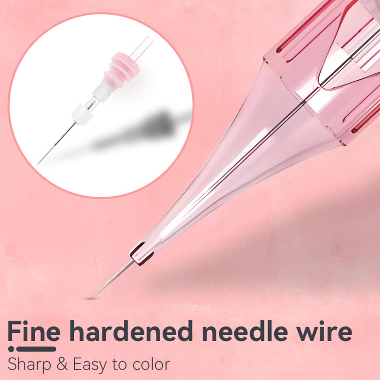 PMUBEAUTY stabilizing system precision needles support straight lines with minimal wobble.