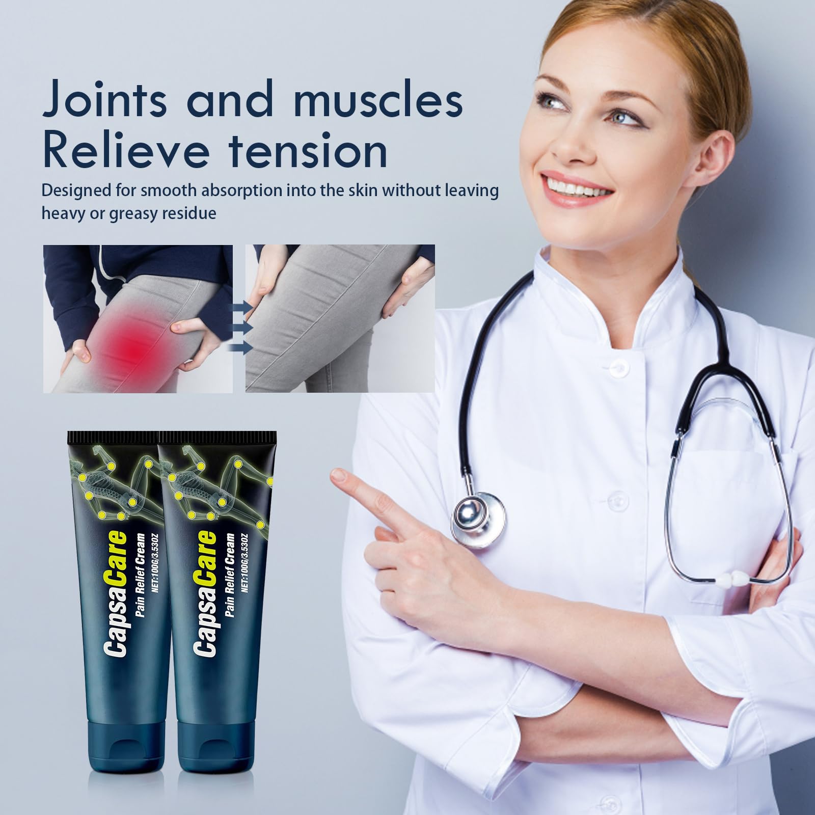 Pnylqo Capsacare hands and feet use for daily care