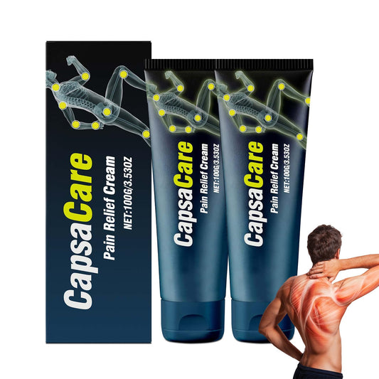 Pnylqo Capsacare Neuropathy Cream tube in use for quick, non-greasy relief