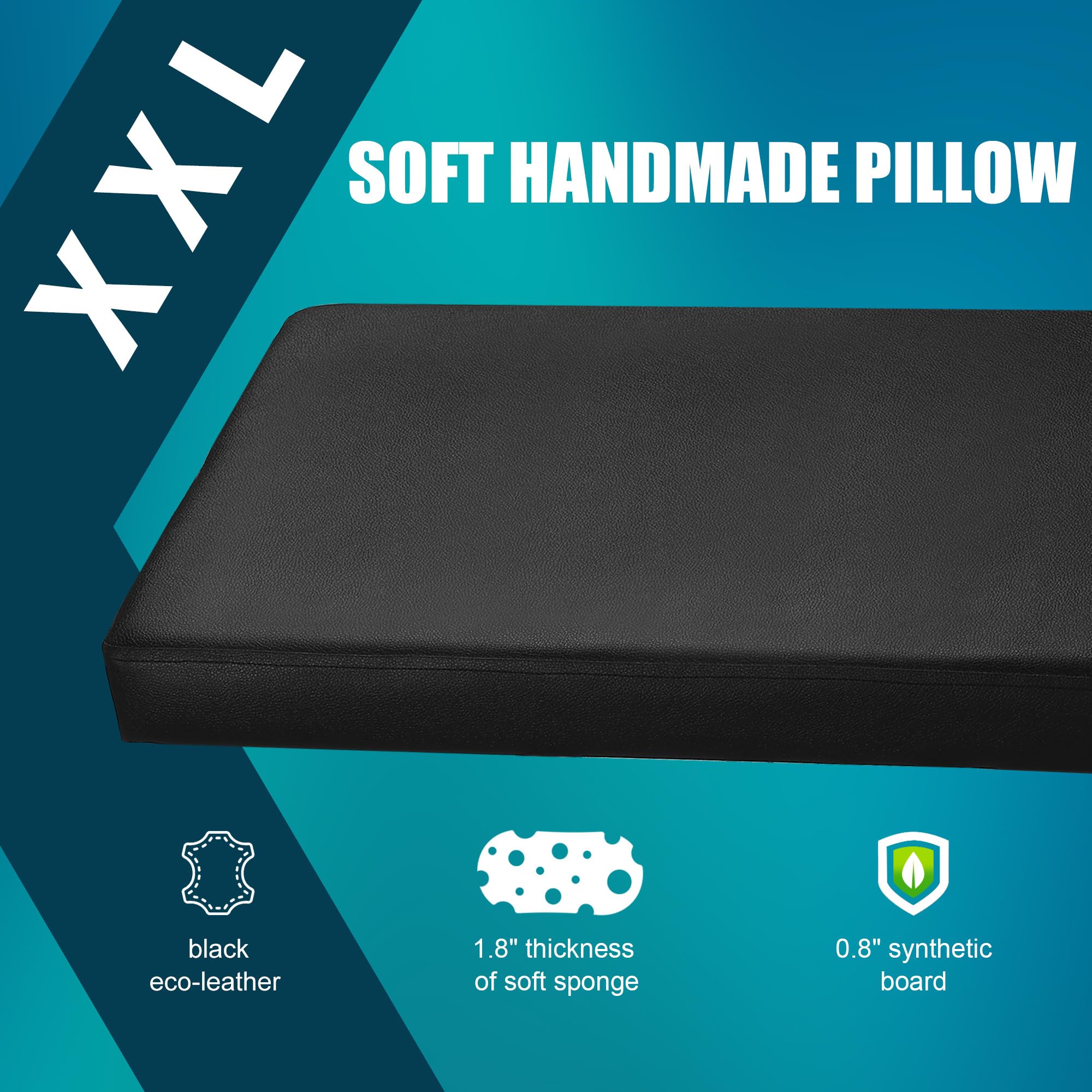 Poarmeey XXL armrest pillow delivers comfortable cushioning for client arms during sessions.