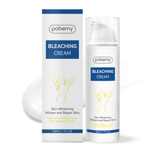POBEMY Skin Bleaching Cream packaging box with branding and usage notes