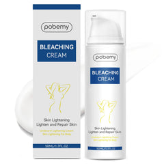 POBEMY skin lightening cream bottle shows potential for even tone and radiant skin.