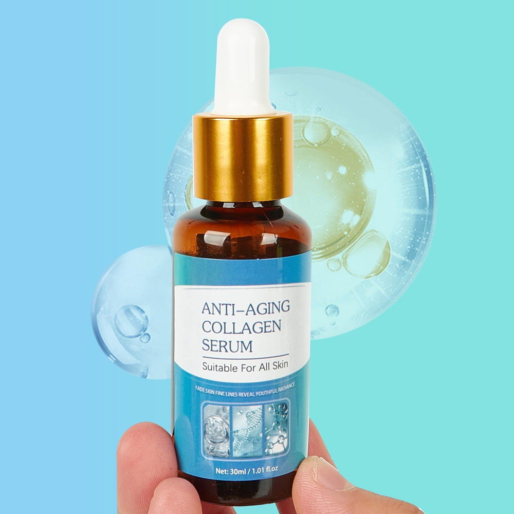 Podafu Olavita bottle on vanity suggesting smooth, youthful-looking skin.