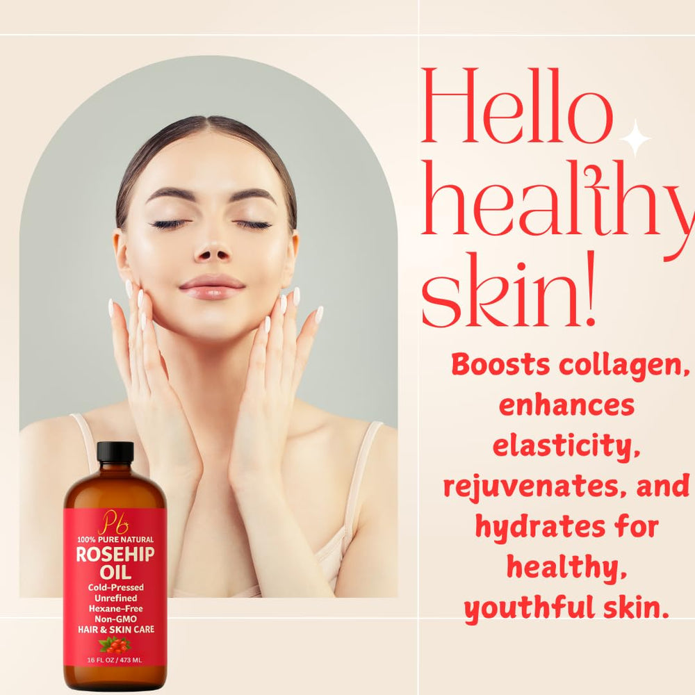 Face care: Pomberries Rosehip Oil hydrates and smooths skin.