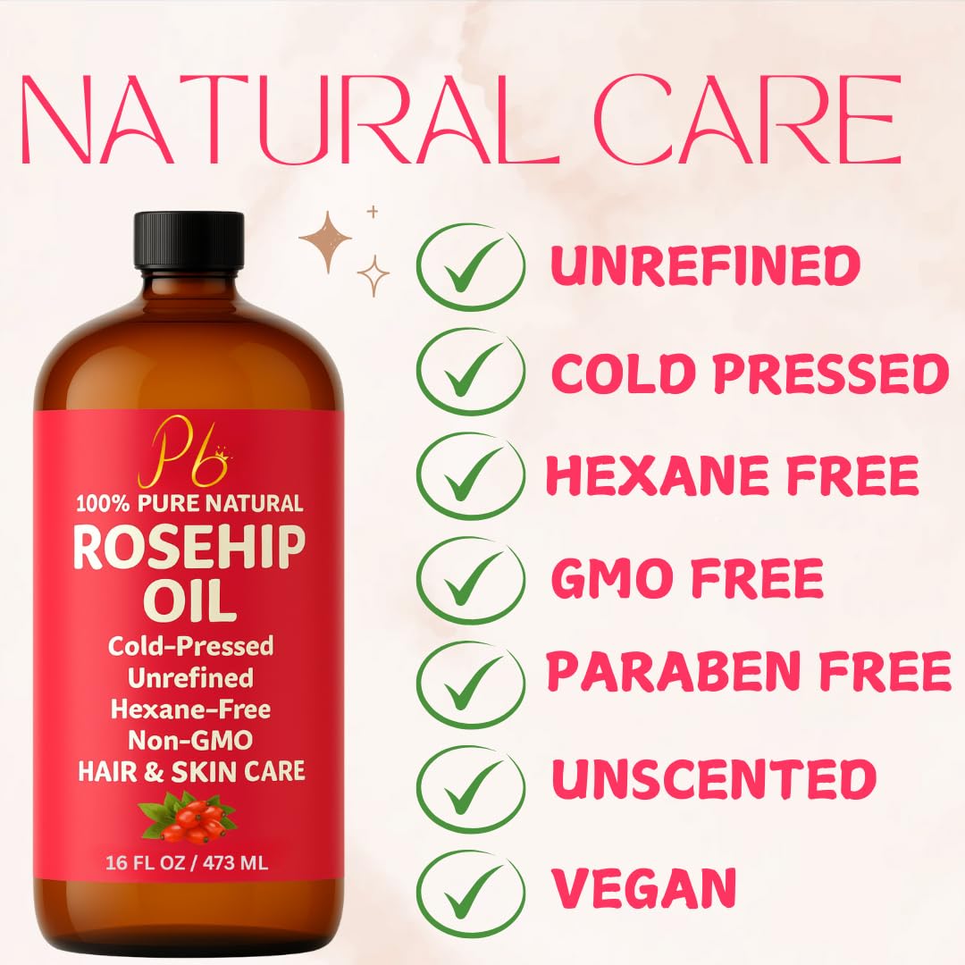 Hair care use: Pomberries Rosehip Oil adds shine and softness.