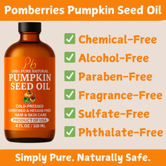 Pomberries skin application oil on the hand for nourishment and hydration.