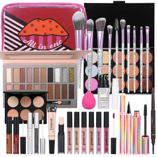 Pomcral Travel Makeup Kit eyeshadow palette for versatile looks