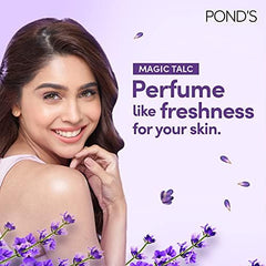 POND'S Large jar talc supports long lasting freshness in busy households.