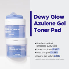 PONGDANG cooling Azulene Chamomile pad close-up for soothing, overheated skin