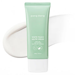 PONGDANG White Touch Selfie Cream jar closeup highlighting premium packaging for radiant skin