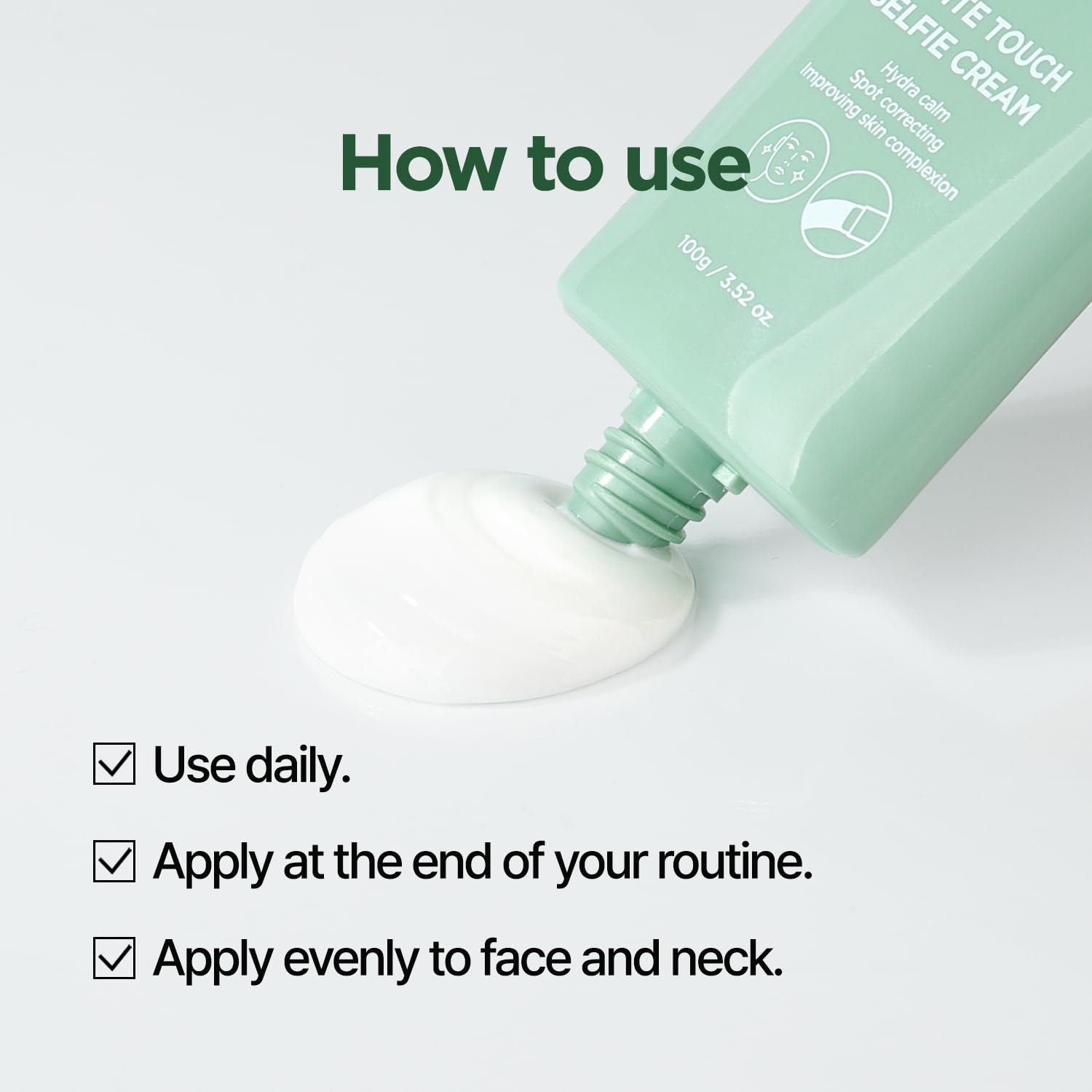 PONGDANG White Touch Selfie Cream on face reveals subtle radiance and even tone