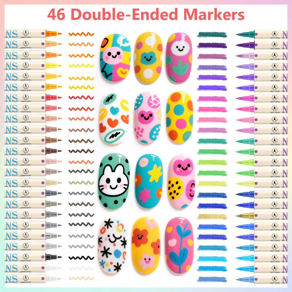 Ponhey easy-use beginner-friendly nail art pens for quick designs.