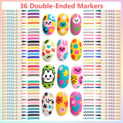 Ponhey easy-use nail art pens for beginners and pros alike.
