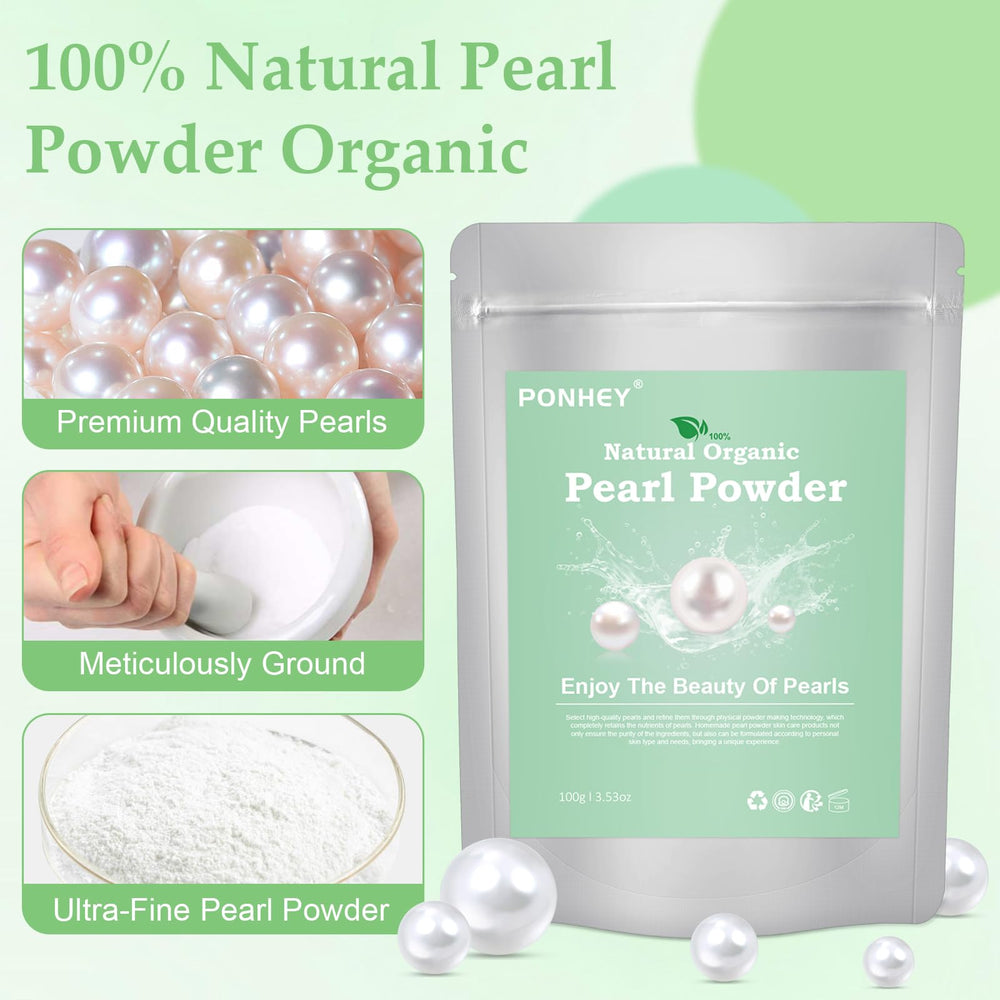 Ponhey Pearl Powder paste ready for DIY facial masks and hydration