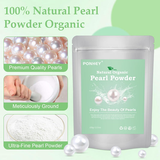 Ponhey Pearl Powder paste ready for DIY facial masks and hydration