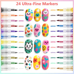 Ponhey color swatches showing vivid colors for bold nail art ideas