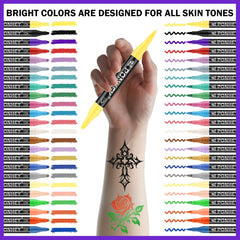 Ponhey skin-safe tattoo markers for gentle application and easy removal