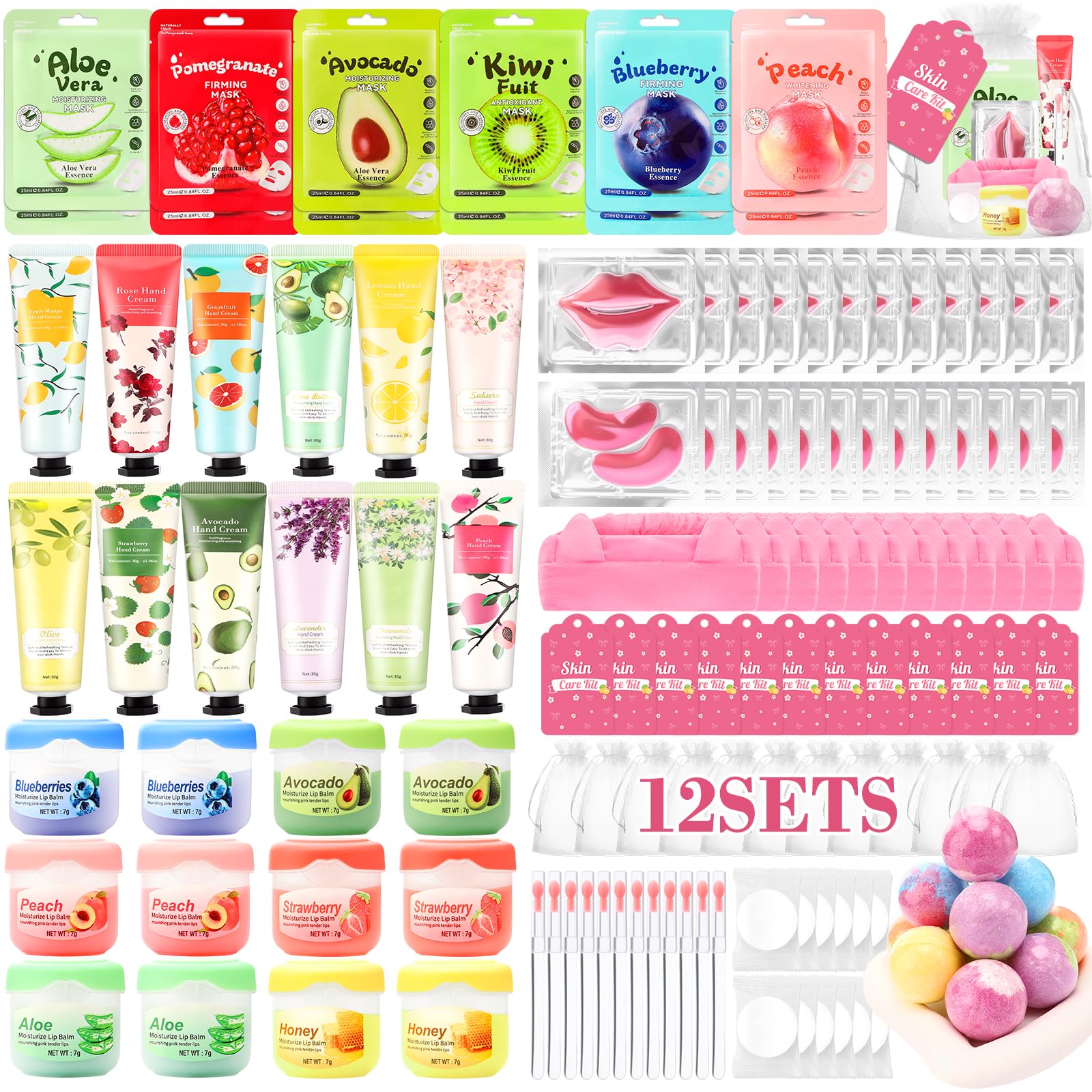 Ponhey spa party kit face masks for at-home pampering and skin hydration