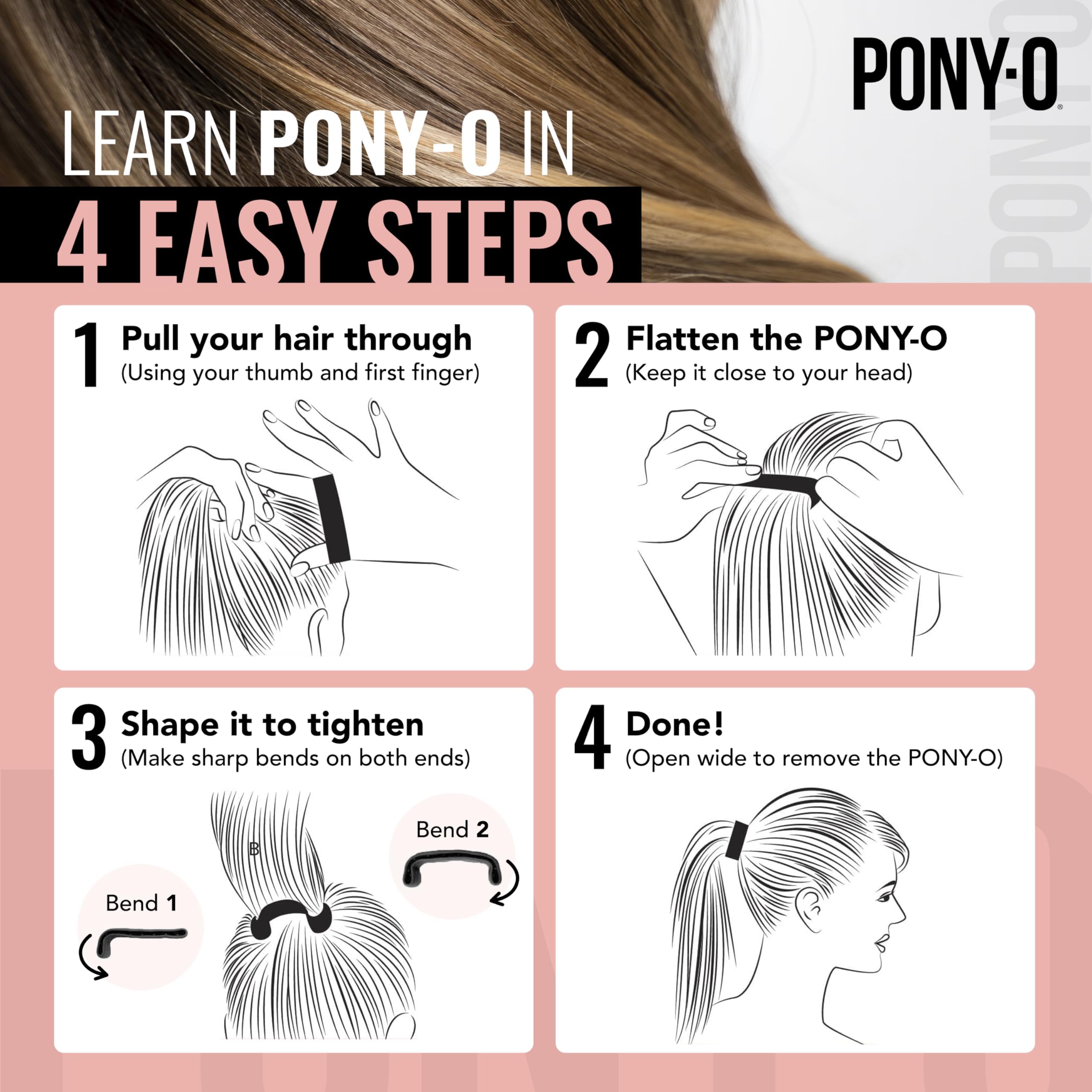 Copper-core design shown on PONY-O for secure hold.