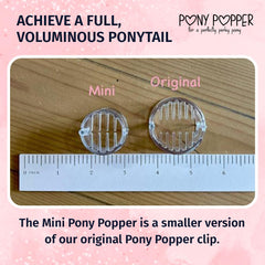 Pony Popper Clip elevates your look for a polished night-out pony.