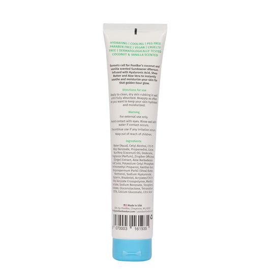 PoolBar Sundowner hyaluronic acid action delivering instant skin moisture