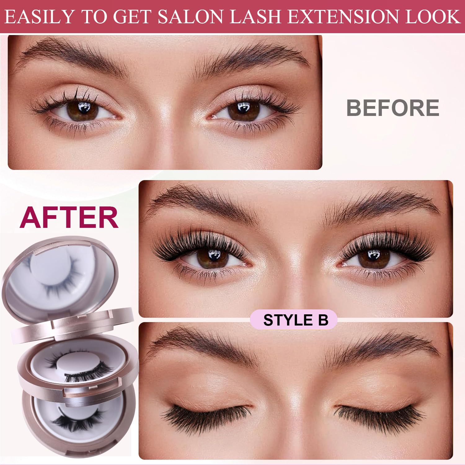 Nature Series EA10+ EM10 mimics natural lash growth.