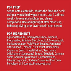 POP Beauty POMPOM PEEL witch hazel component shown for skin clarifying effects.