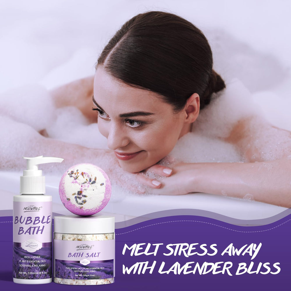 POP MODERN.C Lavender body lotion bottle for deep hydration